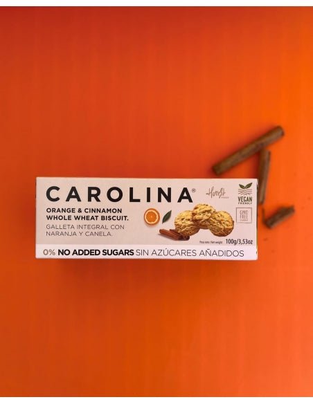 Galleta 0% Sin Azúcares Añadidos Integral con Naranja y Canela