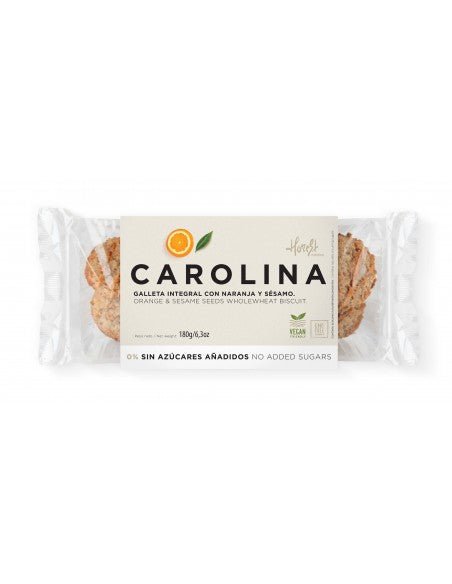 Galleta 0% Sin Azúcares Integral con Naranja y Sésamo