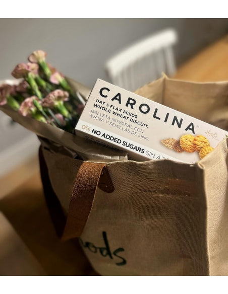 Galleta 0% Sin Azúcares Añadidos Integral con Avena y Lino. Vegana