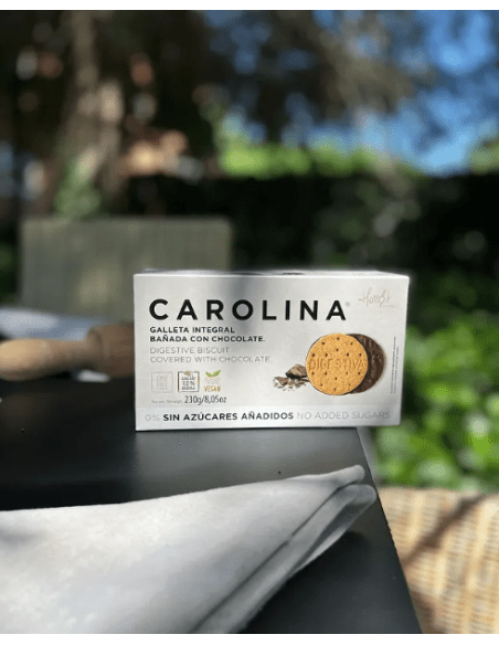 Galletas Digestive de chocolate integrales sin azúcares añadidos, veganas – Carolina Honest